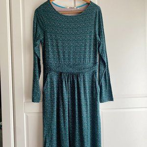 Boden Abigail Jersey Dress - Green, Sz 8 US / 12 UK NWT
